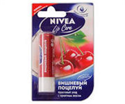 нивея бальзам для губ фруктовое сияние вишня 4,8 г фото