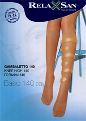 гольфы релаксан 140 den 18 - 22 мм рт ст размер 2 бежевые фото