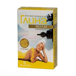 глина желтая косметическая 100 г фото