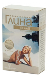 глина  пор 100г белая фото