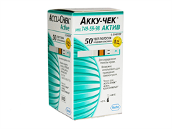 тест-полоски для глюкометра акку-чек гоу n50 фото