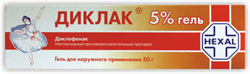 диклак гель 5% 100 г фото