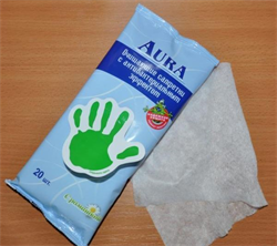 аура салфетки влаж n20 антибактер фото