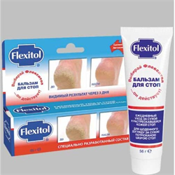 флекситол бальзам для ухода за кожей ног 56г фото
