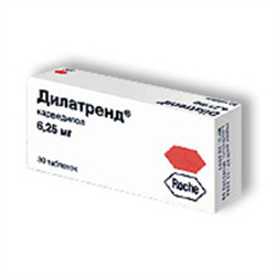 дилатренд 6,25 мг n30 табл фото