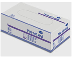 перчатки peha-soft р s n100 н/стер винил фото