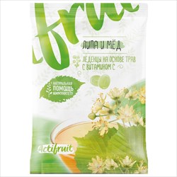 актифрут витамин с карамель леденц 60г вкус липы с медом фото