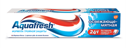 аквафреш зубная паста освежающе-мятная 100 мл фото