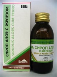 алоэ сироп с железом 100 мл фото