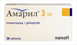 амарил 3 мг n30 табл фото