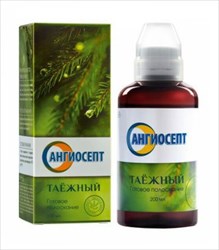 ангиосепт таежный 200 мл р-р для полоскания рта фото