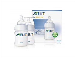 авент бутылочка для кормления 125 мл n2 с соской для новорожденных (арт 86040) фото
