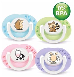 avent пустышка силиконовая животный мир от 6м фото