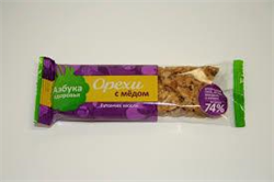 азбука здоровья мюсли батончик орех и мед 30 г  фото