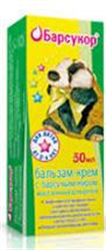 барсукор крем-бальзам детский 30 мл массажный фото