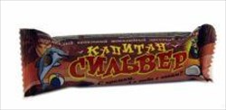 капитан сильвер батончик в шоколадной глазури 50г орех и йод фото