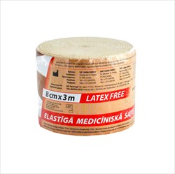 бинт эласт лаума 8смx3м средн растяж с застежками фото