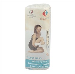 бинт эласт тонус эласт 0,6мx8см арт 9512 ср растяж с застежками фото