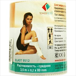 бинт эласт тонус эласт 3,5мx8см ср растяж фото