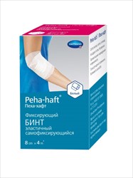 бинт фиксир peha-haft 4мx8см арт 932485 когезивный бел фото