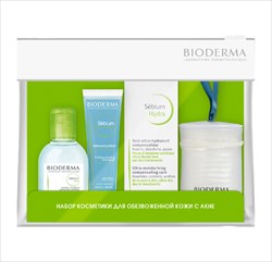 биодерма себиум набор гидра крем плюс вода 100мл плюс гель плюс ватн диски фото