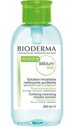 биодерма себиум h2o вода мицелл 500мл очищающая с помпой фото