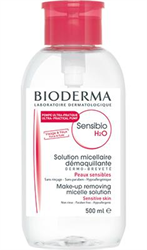биодерма сенсибио h2o вода мицелл с помпой 500мл фото