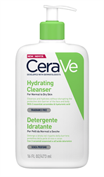 цераве hydrating cleanser крем-гель для лица и тела 473мл очищ для норм и сух кожи с помпой фото