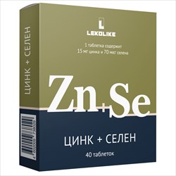 цинк плюс селен таб n40 фото