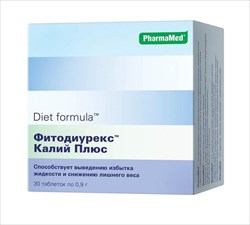диет формула фитодиурекс калий плюс n30 табл фото