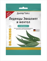 доктор тайсс леденцы от кашля 75г вит с эвкалипт ментол фото