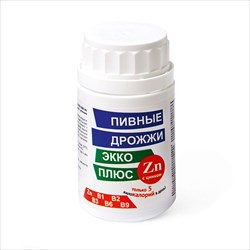 дрожжи пивные эко плюс таб n100 цинк фото