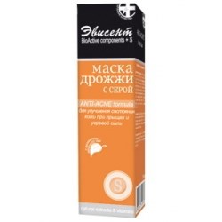 эвисент маска для лица анти-акне дрожжи с серой 75 мл фото