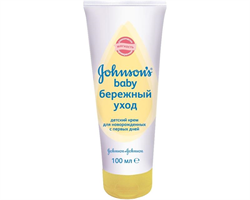джонсонс бэби крем бережный уход 100 г фото