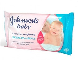 джонсонс беби салфетки нежная забота n64 фото