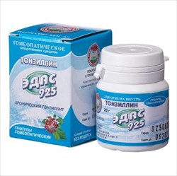 эдас-925 тонзиллин гранулы 20 г фото