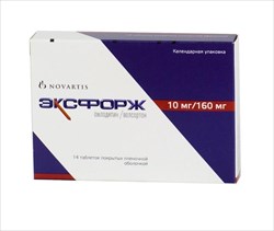 эксфорж 10 мг плюс 160 мг n14 табл фото