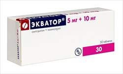 экватор таб 5мг плюс 10мг n30 фото