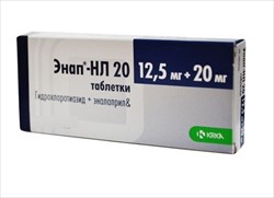 энап-нл таб 20мг плюс 12,5мг n60 фото