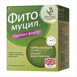 фитомуцил сорбент форте пор для внутр примен пак n10 фото