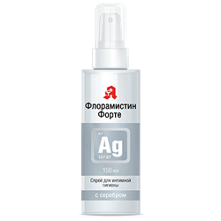 флорамистин форте спрей для интимной гигиены 150 мл с серебром фото