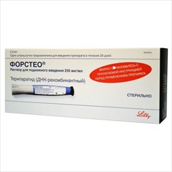 форстео р-р п/к 250 мкг/мл 2,4 мл n1 щприц-ручка фото