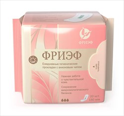 фриэф прокладки ежедневн 3 капли n20 с анионовым чипом фото