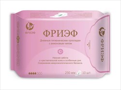 фриэф прокладки гигиенич дневные 4 капли n10 с анионовым чипом фото