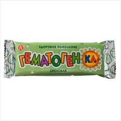 гематогенка плитка 40г орех фото