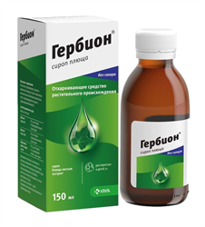 гербион сироп плюща 150мл фото