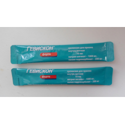 гевискон форте суспензия мятная 10 мл n1 пакет фото