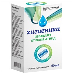 хигиеника ср-во педикулицидное 60мл фото