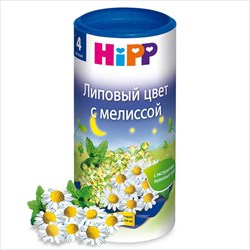 хипп чай мелисса и липа с 4 мес 200 г фото