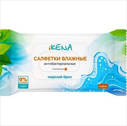 икена салфетки влаж антибакт №15 морской бриз фото